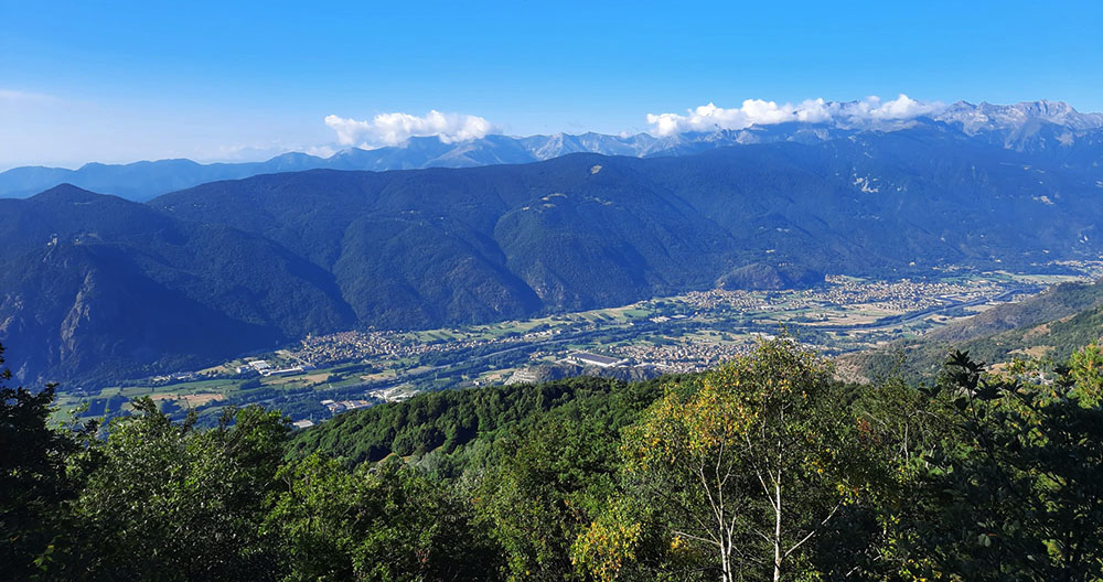 Panorama dal sentiero Tramontana